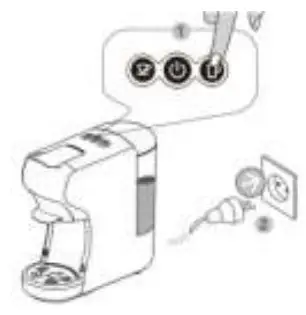 ZANUSSI CKZ39 BL Multi System Espresso Machine - Setting