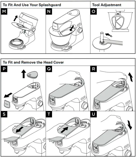 KENWOOD KVC65 Titanium Baker Stand Mixer - Fig 2