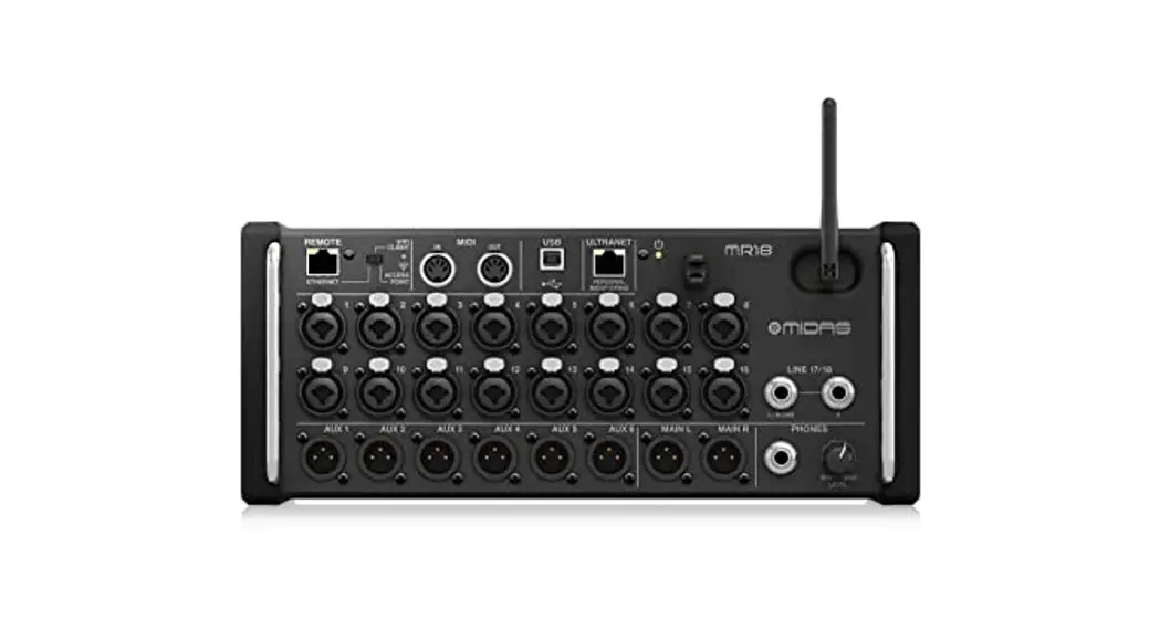 Midas Mr18 18-input Digital Mixer For Ipad/android Tablets User Guide Midas Mr18 18-input Digital Mixer For Ipad/android Tablets User Guide