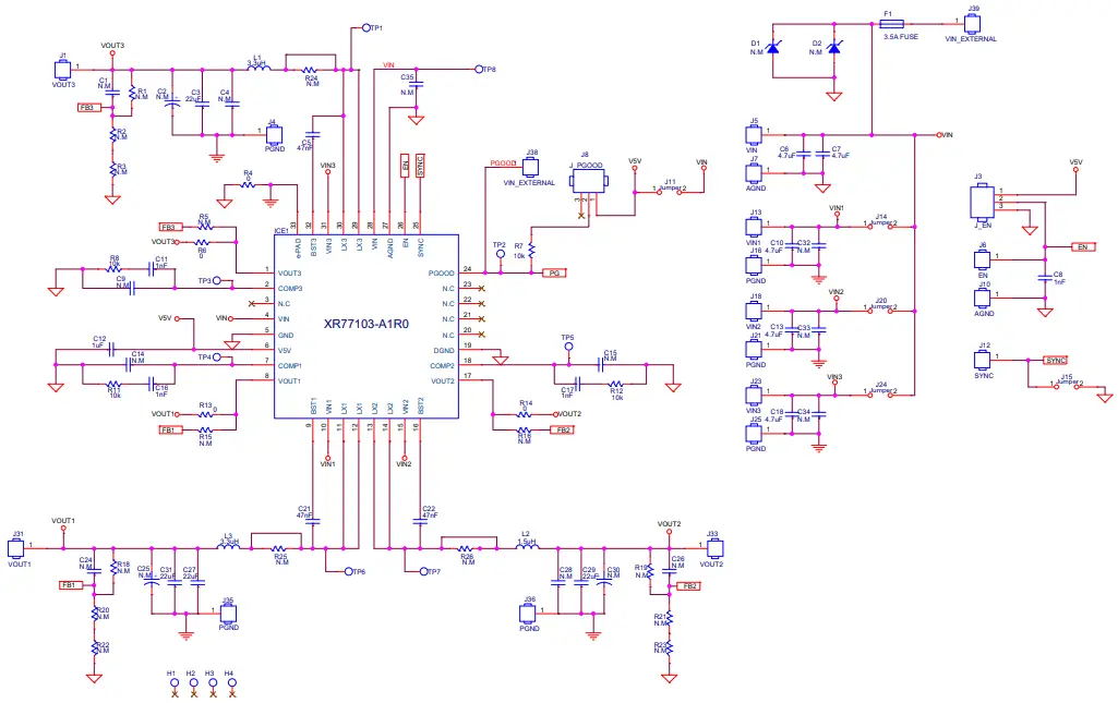 XR77103EVB-A1R0 Schematic