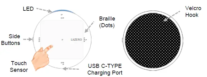LitZERO-BTS2101-Bluetooth-Remote-Controller-and-Mouse-FIG1