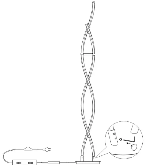 Paul Neuhaus 206421 Q Malina Floor Lamp - fig1