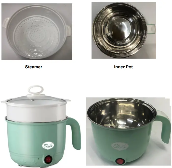 onlinesvc MC165 MULTI COOKER WITH STEAMER - Fig 1