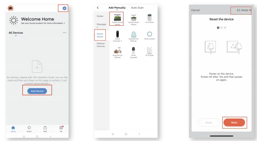 iDOO ID-IG301S Smart Indoor LED Hydroponic System - app3
