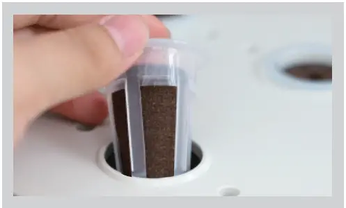 iDOO ID-IG301S Smart Indoor LED Hydroponic System - planting