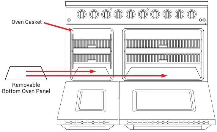 PORCELAIN OVEN INTERIOR