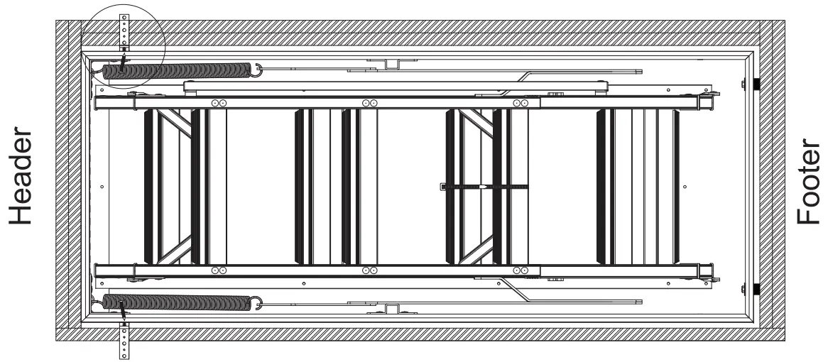 Securing the metal straps