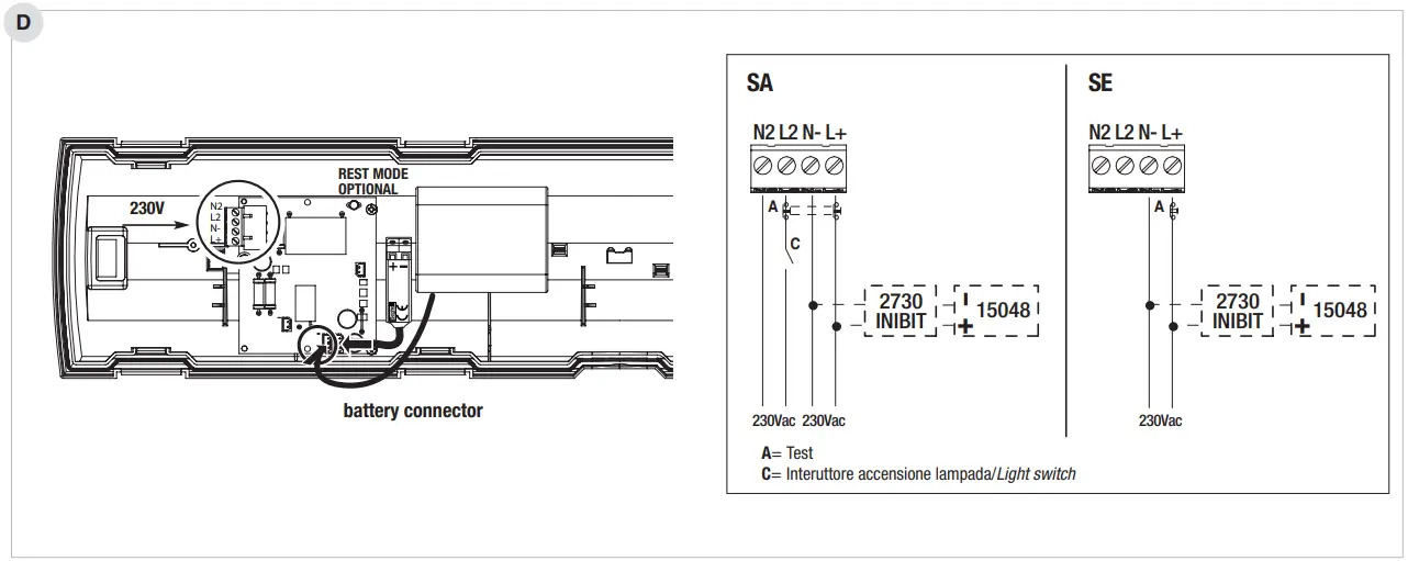 Beghelli 8584 Ticinque Tutto LED TR High Autonomy Luminaire - 6
