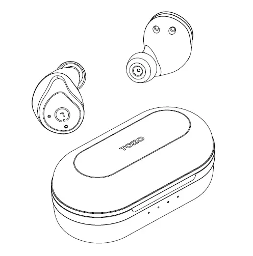 NC9 Active Noise Cancelling Wireless Earbuds