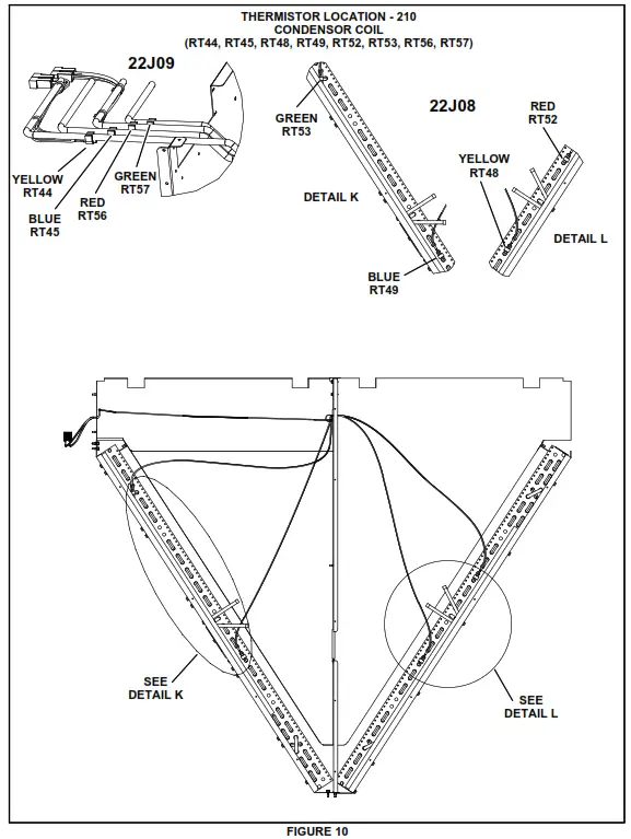 LENNOX 508172-01 Thermistor Replacement Kit - FIGURE 10