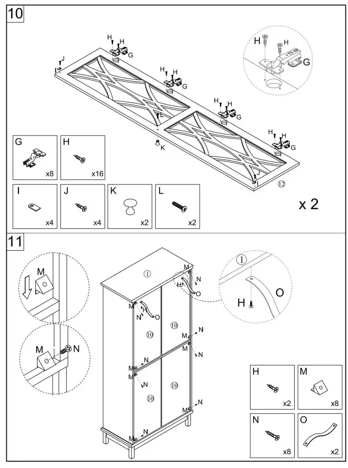 FUFU GAGA KF260047 71.2 Inch H Wood Standard Bookshelf Bookcase Storage Cabinet - Figure 9