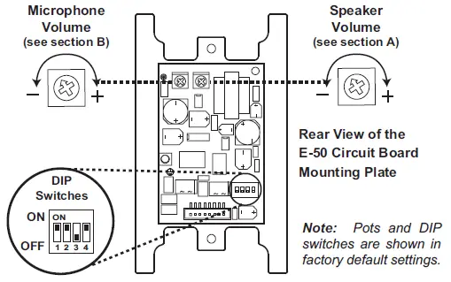 VIKING ELECTRONICS E-50 Single Gang Black Video Entry Phone-9