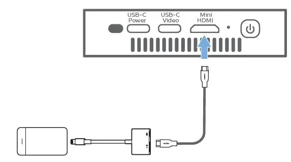PHILIPS GPX1100 GoPix 1 Mobile Projector fig 14
