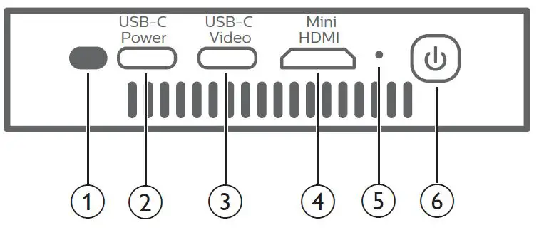 PHILIPS GPX1100 GoPix 1 Mobile Projector fig 4