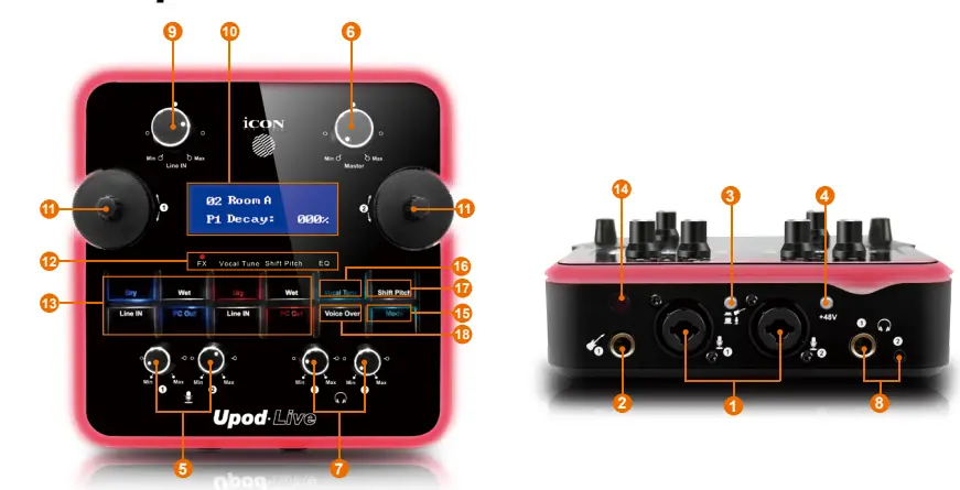icon-Upod-Live-Professional-Live-Singing-Sound-Card-2-Output-USB-Audio-Interface-2
