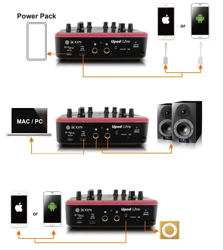 icon-Upod-Live-Professional-Live-Singing-Sound-Card-2-Output-USB-Audio-Interface-4