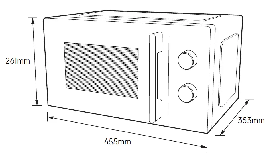 Electrolux EMM20K22W_VN Freestanding Microwave Oven 1