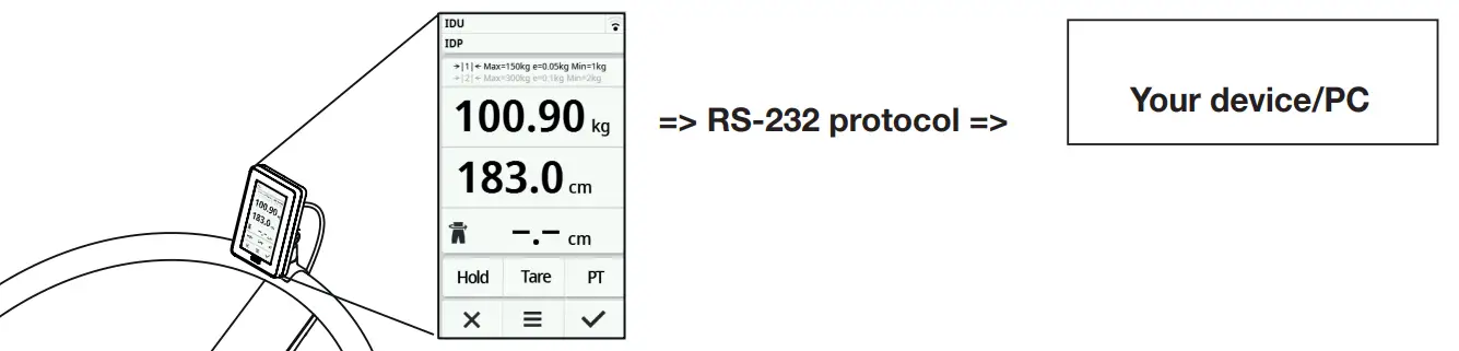 seca RS-232 Adapter Box - fig 1