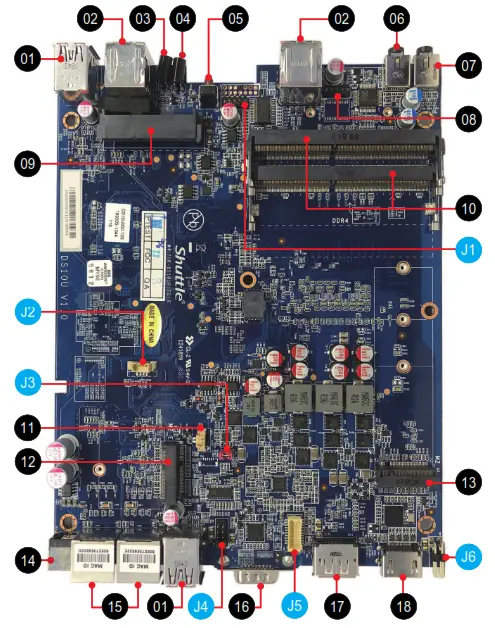 Baechler DS20U Series Shuttle Barebone PC - 9