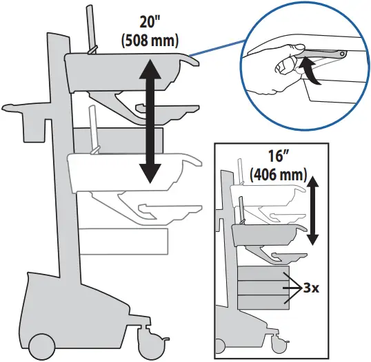 ergotron SV44-1191-1 StyleView Laptop Cart A01