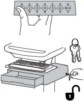 ergotron SV44-1191-1 StyleView Laptop Cart A10