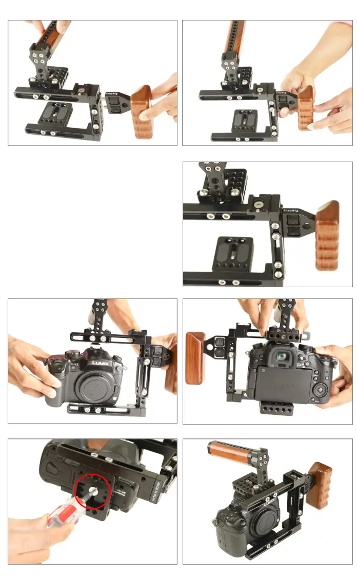 PROAIM CG219 SnapRig Universal DSLR Camera Cage - Fig 3