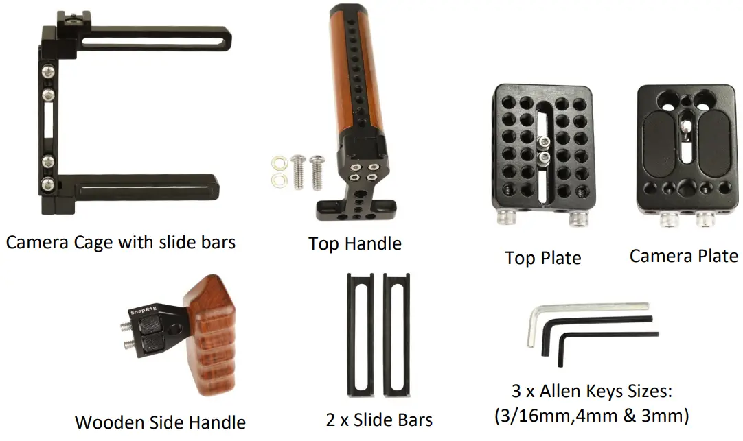 PROAIM CG219 SnapRig Universal DSLR Camera Cage - Fig