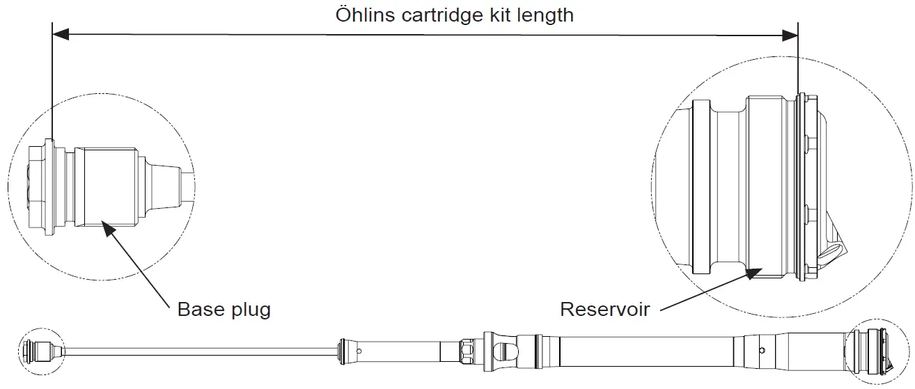 OHLINS FCX 0202 TTX Cartridge Kit for Honda Suzuki 09