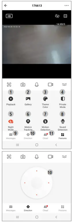 hama 00176613, 00176616 WiFi Indoor Camera- settings