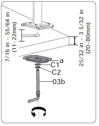 HUANUO-HNCM12-Monitor-Desk-Mount-15