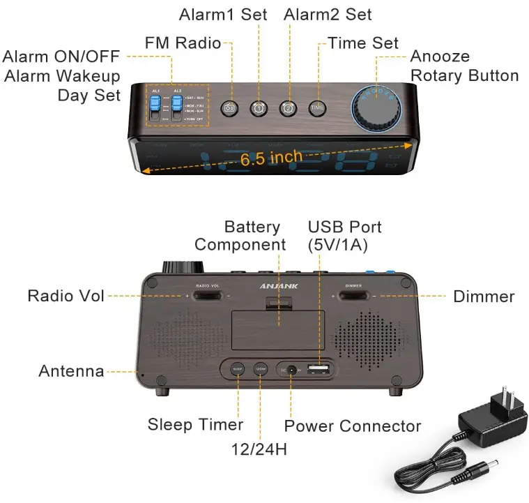 ANJANK-AC-196-Digital-Alarm-Clock-Radios-FIG-3