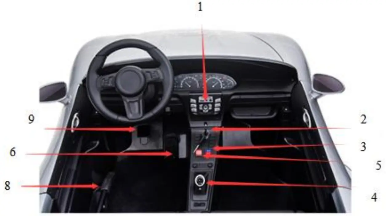 RiiRoo Children's Electric Car Sportster XL - Fig 12