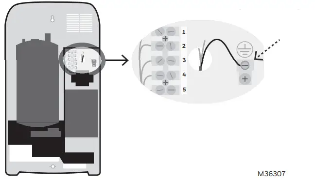Honeywell HM700A1000 Electrode - Supply Plumbing2