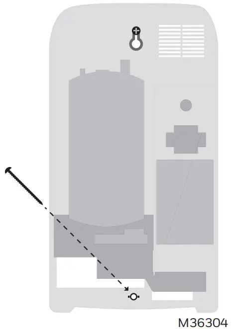 Honeywell HM700A1000 Electrode - through hole at bottom