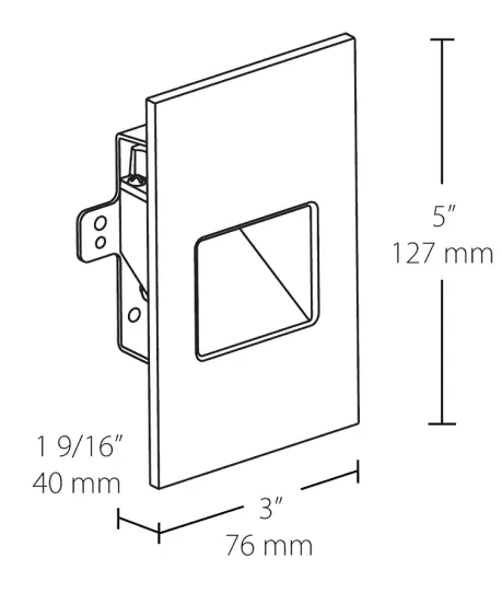 RAB-FSLEDV3YB-277-3-Watt-Vertical-Recessed-LED-Step-Light-FIG-2