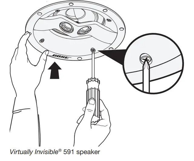 Bose Virtually Invisible 591 In-Ceiling Speaker-9