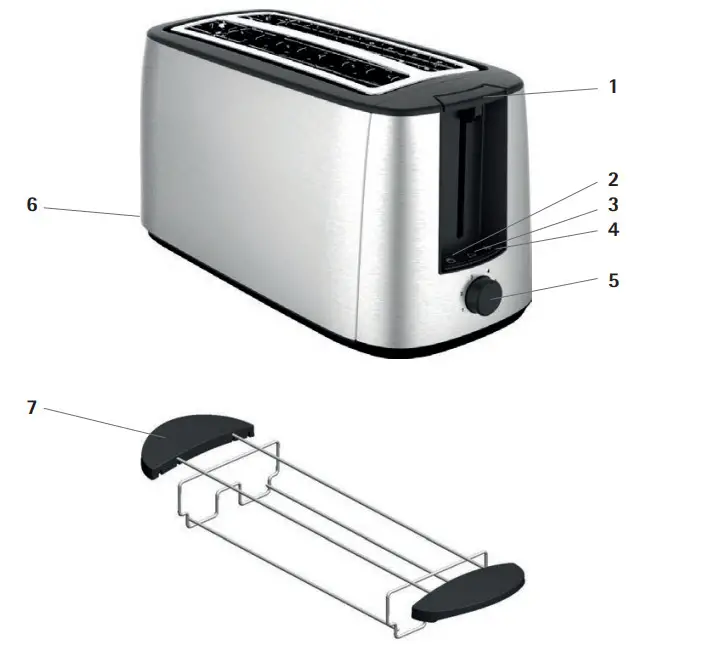 WMF 3200000931 Bueno Pro Double Long Slot Toaster - Figure 1