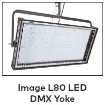 KINO FLO Image L80 and L40 LED DMX fig 12