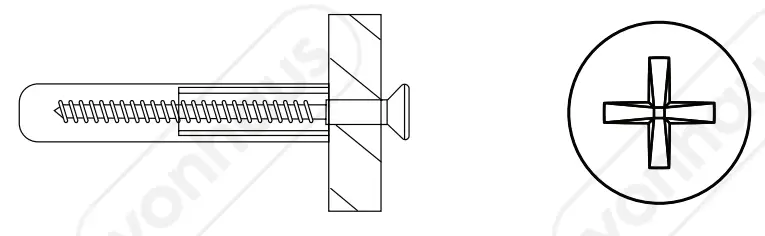 VonHaus 2500374 Industrial Black Outdoor Mirror - fig