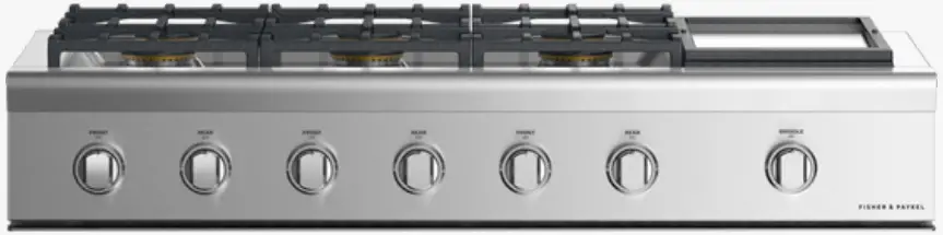 FISHER PAYKEL CPV2-486GDN N Gas Rangetop, 48", Griddle