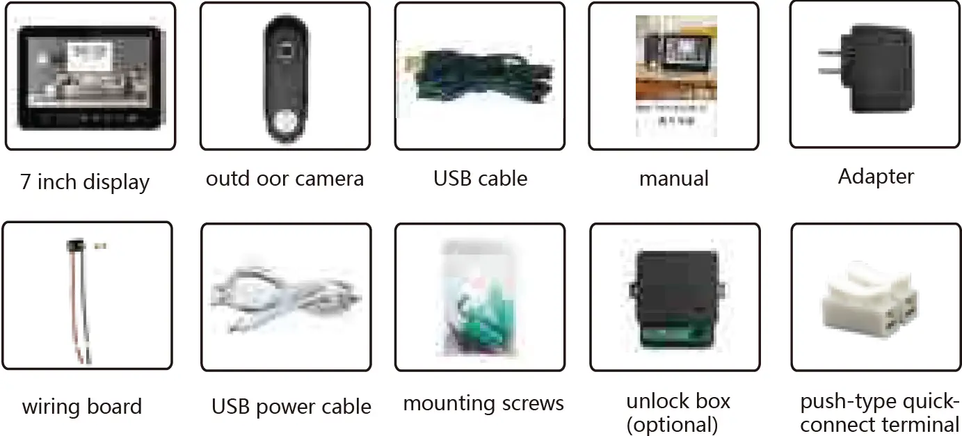 acebell TL-AH703 7 Inch HD Wireless Video Door Phone 03