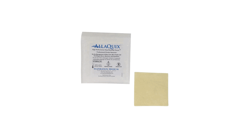 Allaquix High Performance Stop Bleeding Gauze Professional Grade Hemostat Instruction Manual