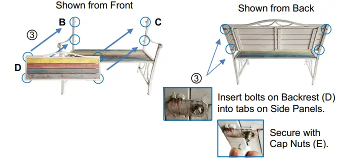 ALPINE-MZP563-Corporation-46-in-L-Wood-Park-Bench-FIG-4