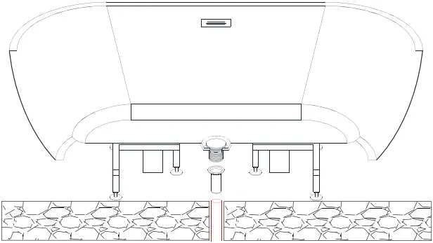 GETPRO Acrylic Oval Flatbottom Freestanding Bathtub D11