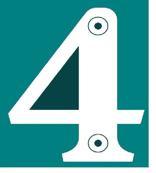 plank HARDWARE BEAUMONT Door Number Letter