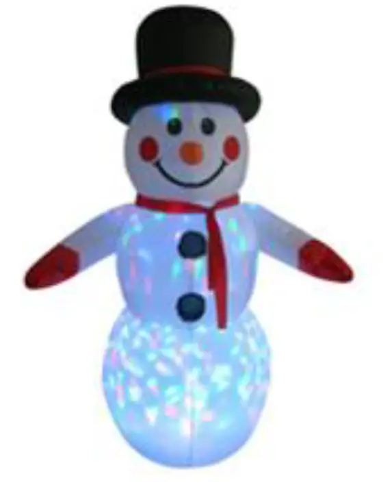 Coopers OF STORTFORD K915 8ft Inflatable Snowman with Projector