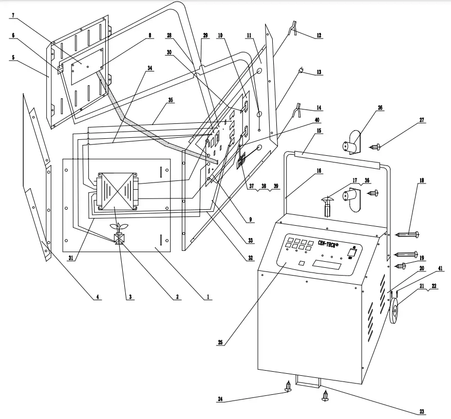 CEN TECH 6 12V Automatic Battery Charger with Engine Jump Star fig 5