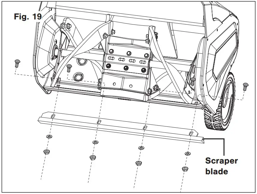 Replacing Scraper Bar