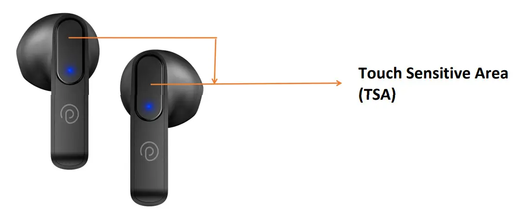 pTron Bassbuds B11 TWS Earbuds - Figure 1