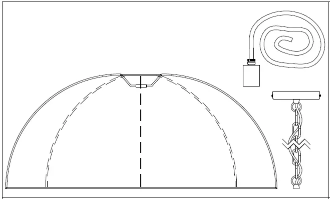 Dainolite-PTO-261P-MB-BW-Portobello-Black-Modern-Contemporary-Dome-Pendant-Light- (1)